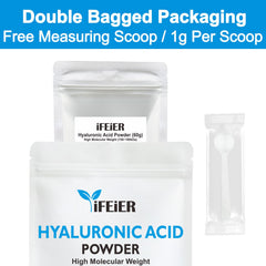 iFEiER powder close-up texture highlighting purity and easy mixing benefit