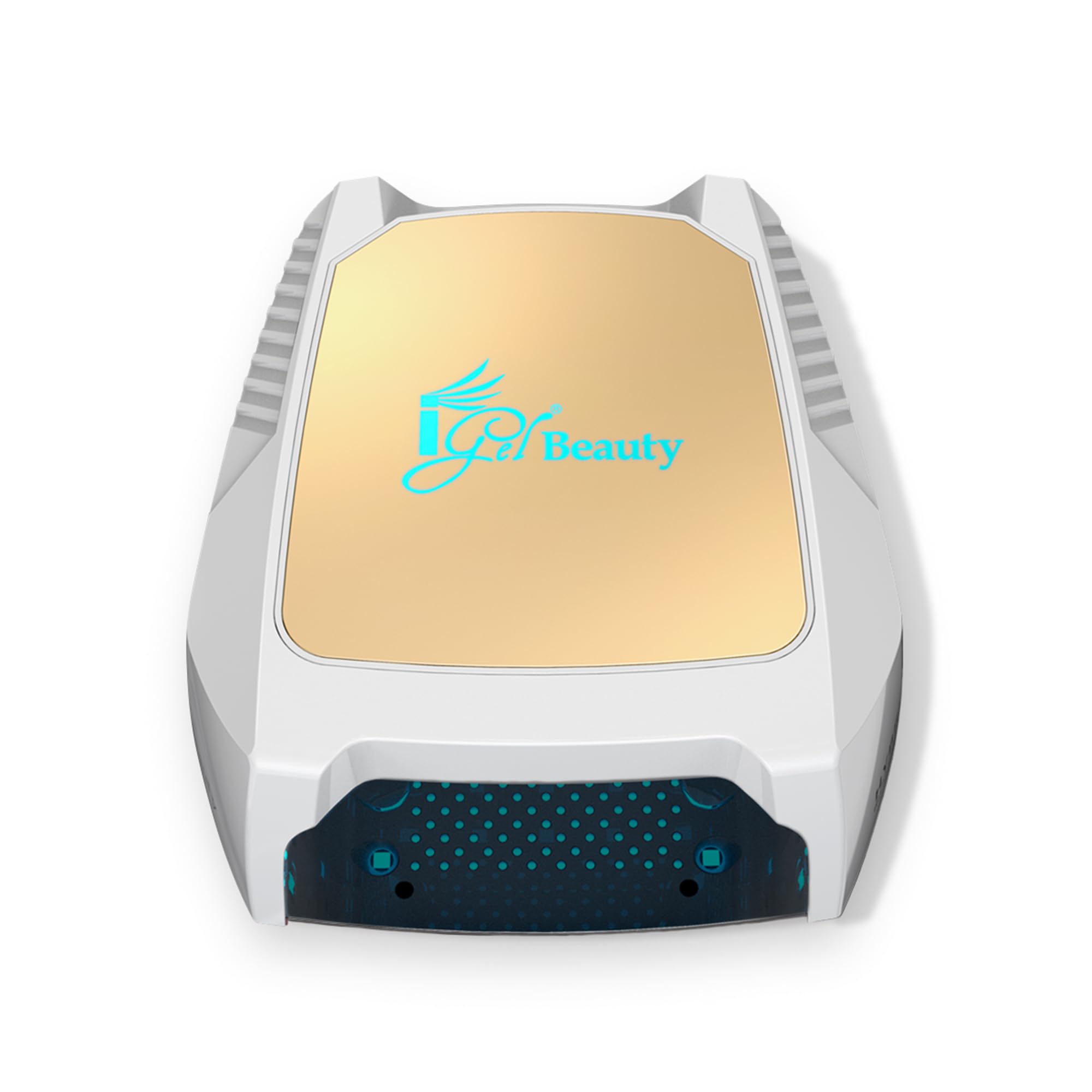 iGel Beauty lamp front view showing full-hand curing benefit