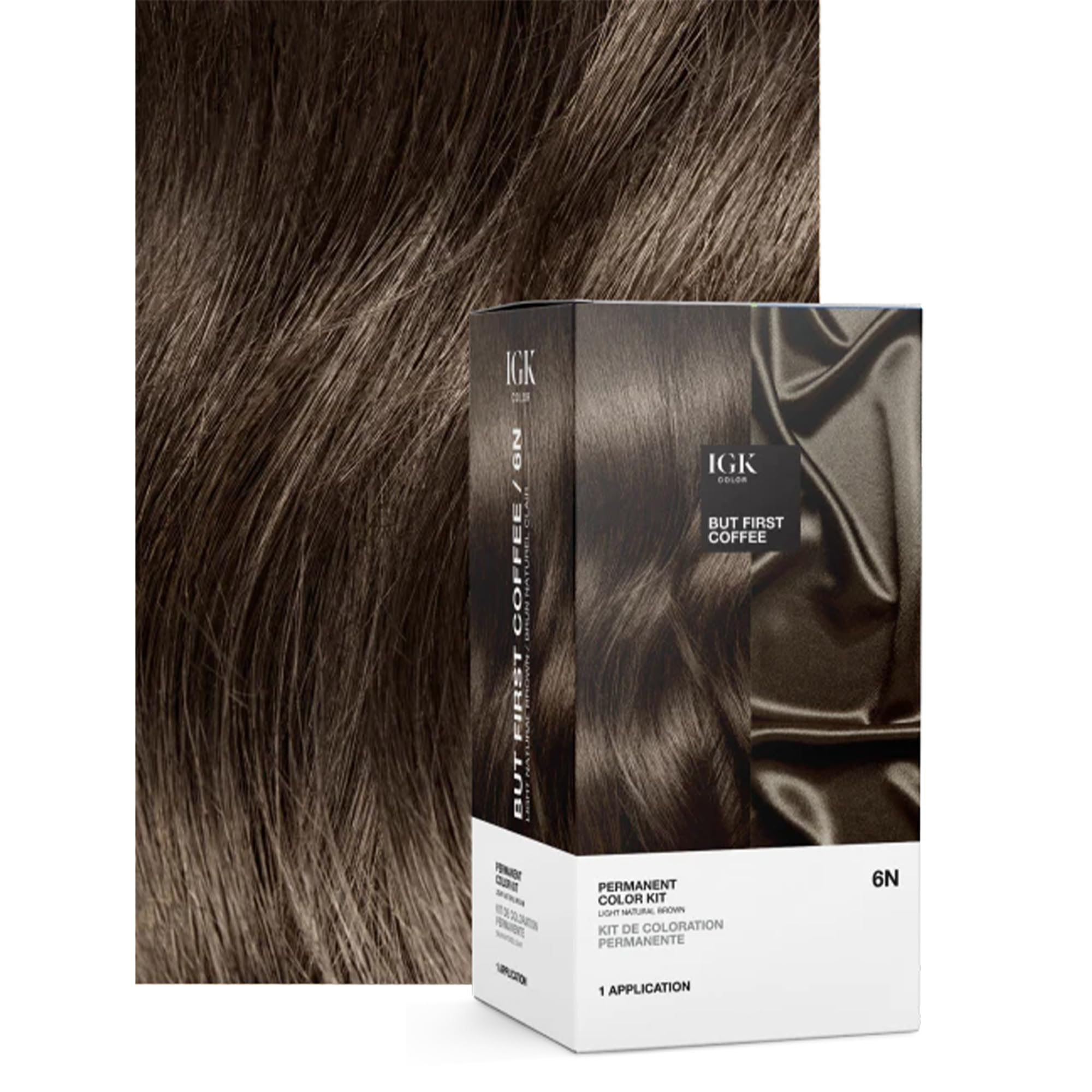 IGK application brush with mixed color demonstrating precise application control