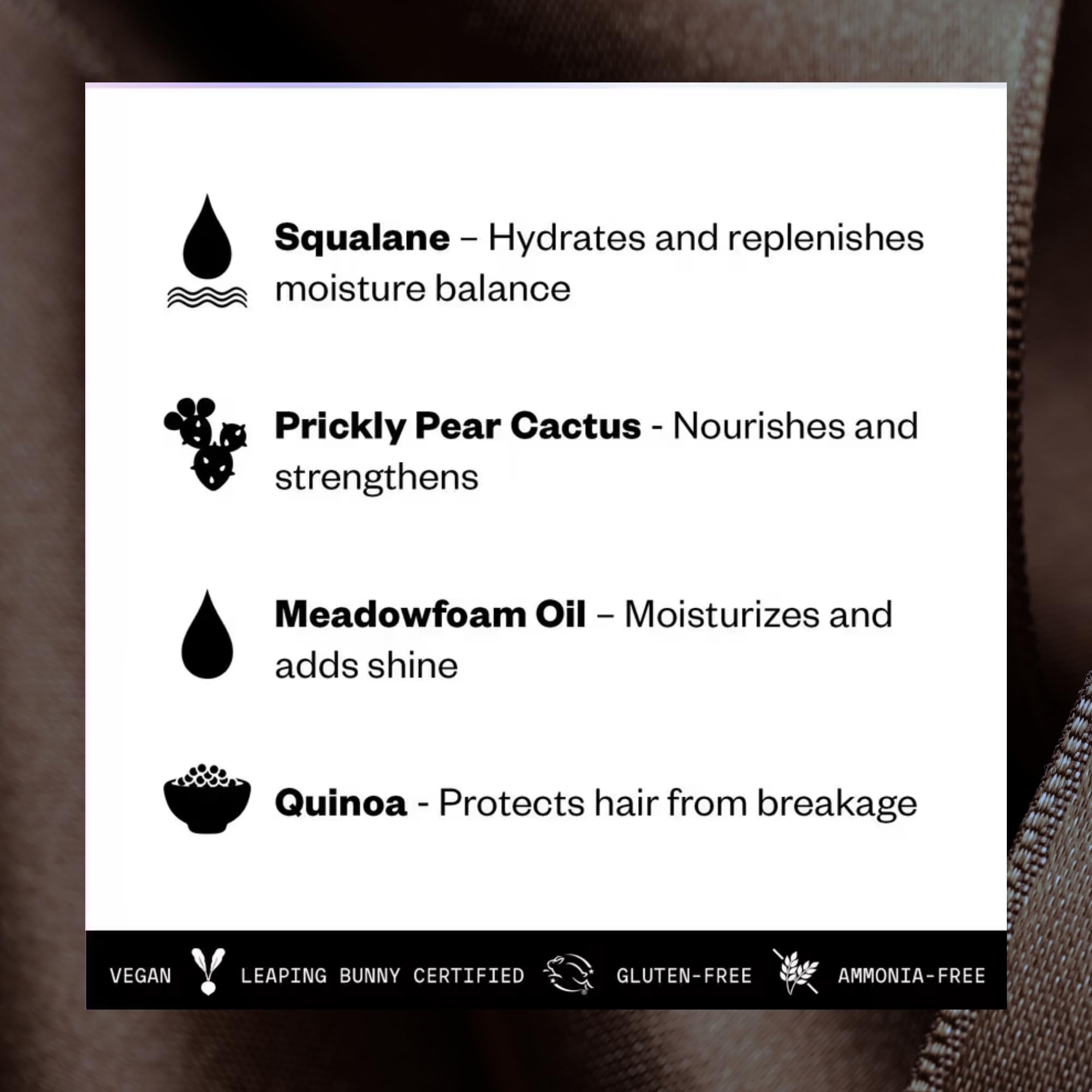 IGK Brown Bella on salon shelf display highlighting professional formula benefit