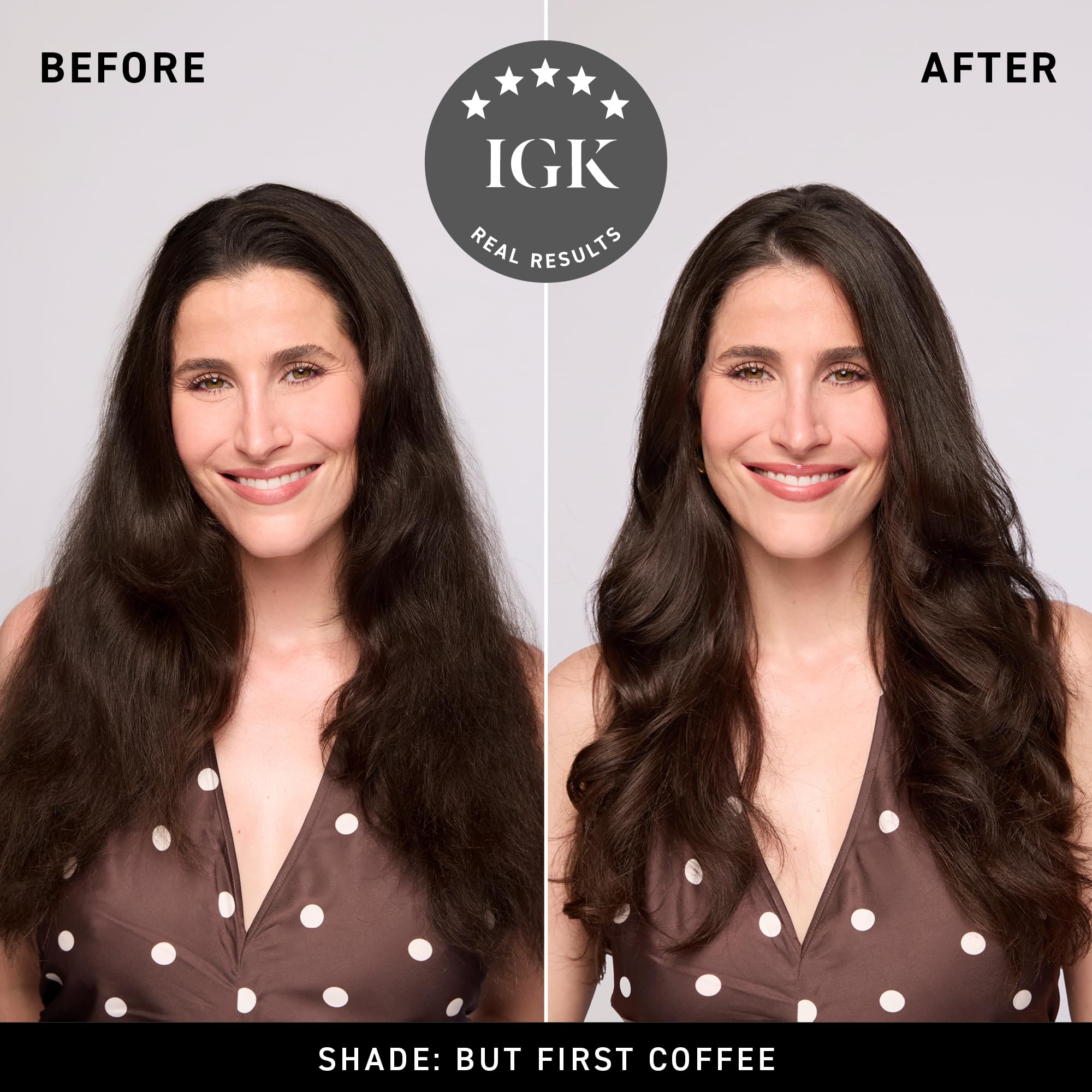 IGK cream texture close-up highlighting smooth consistency and easy application benefit