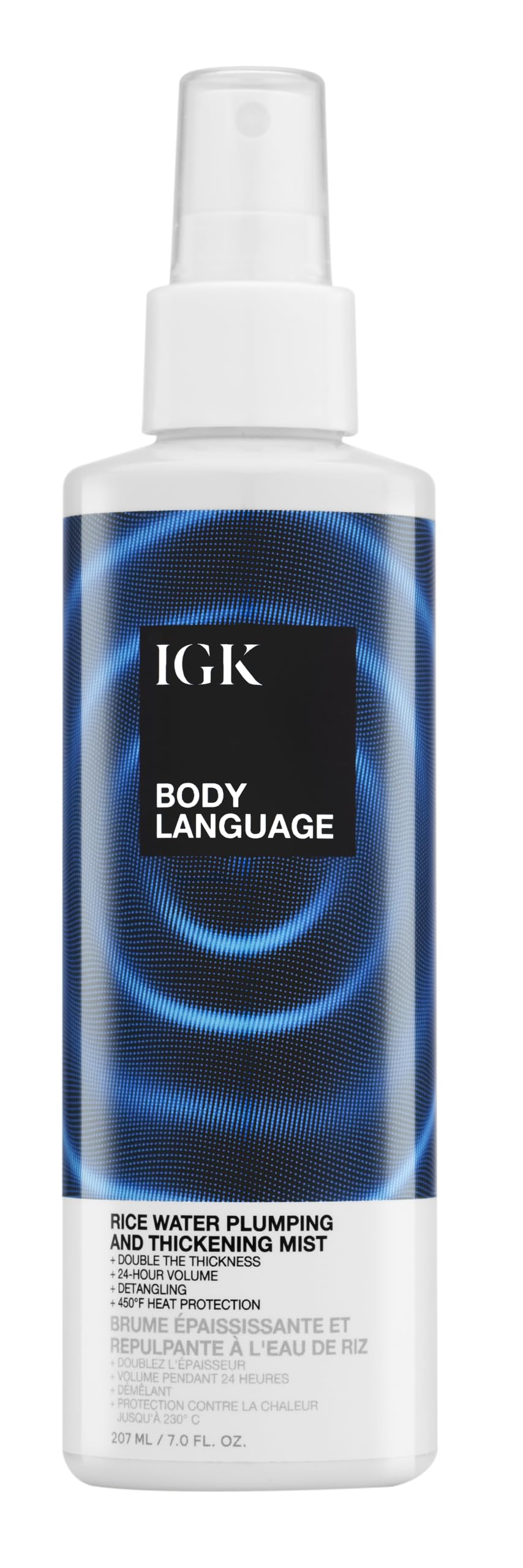 IGK front packaging showing bottle and label benefiting quick identification