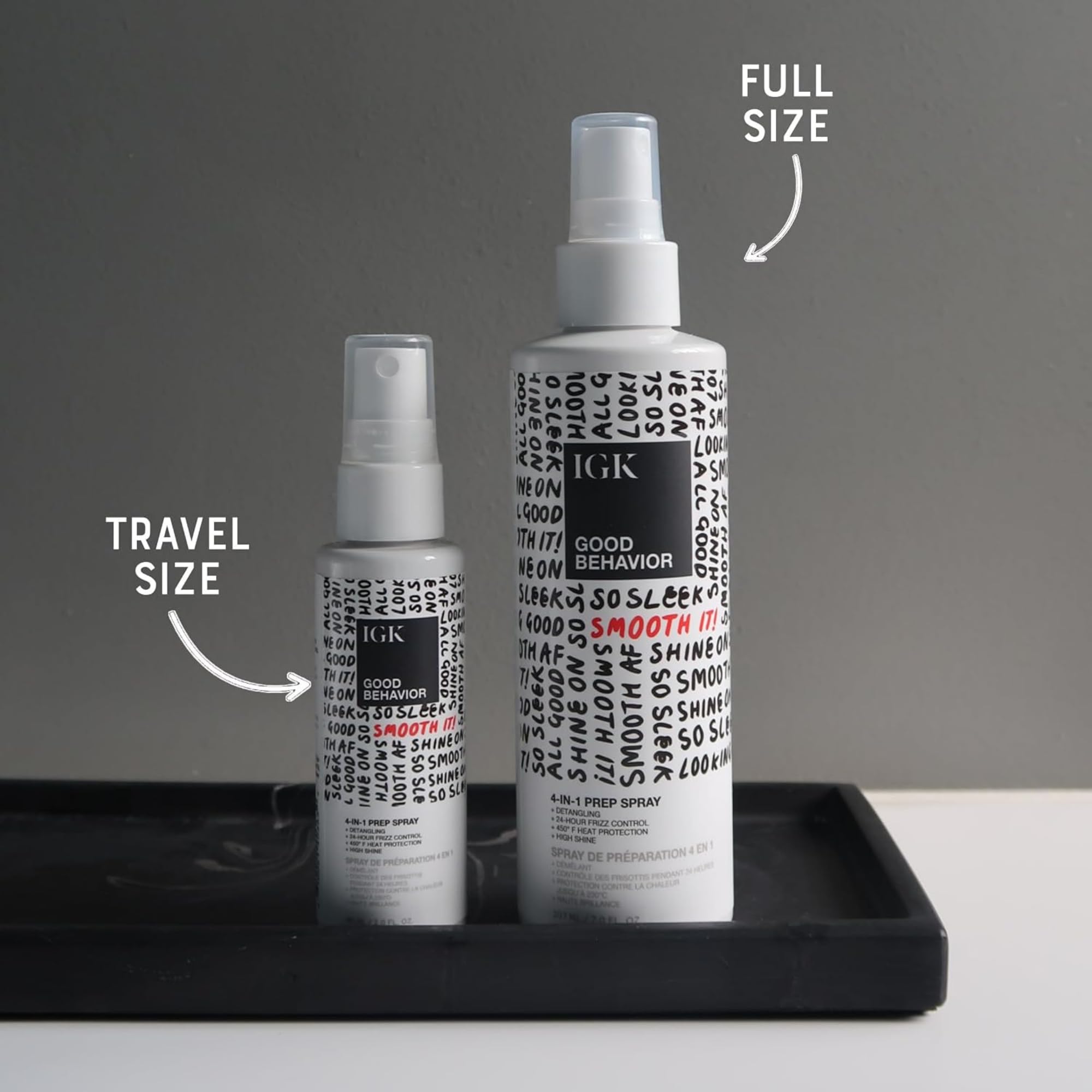 IGK spray nozzle detail demonstrating fine mist for even application