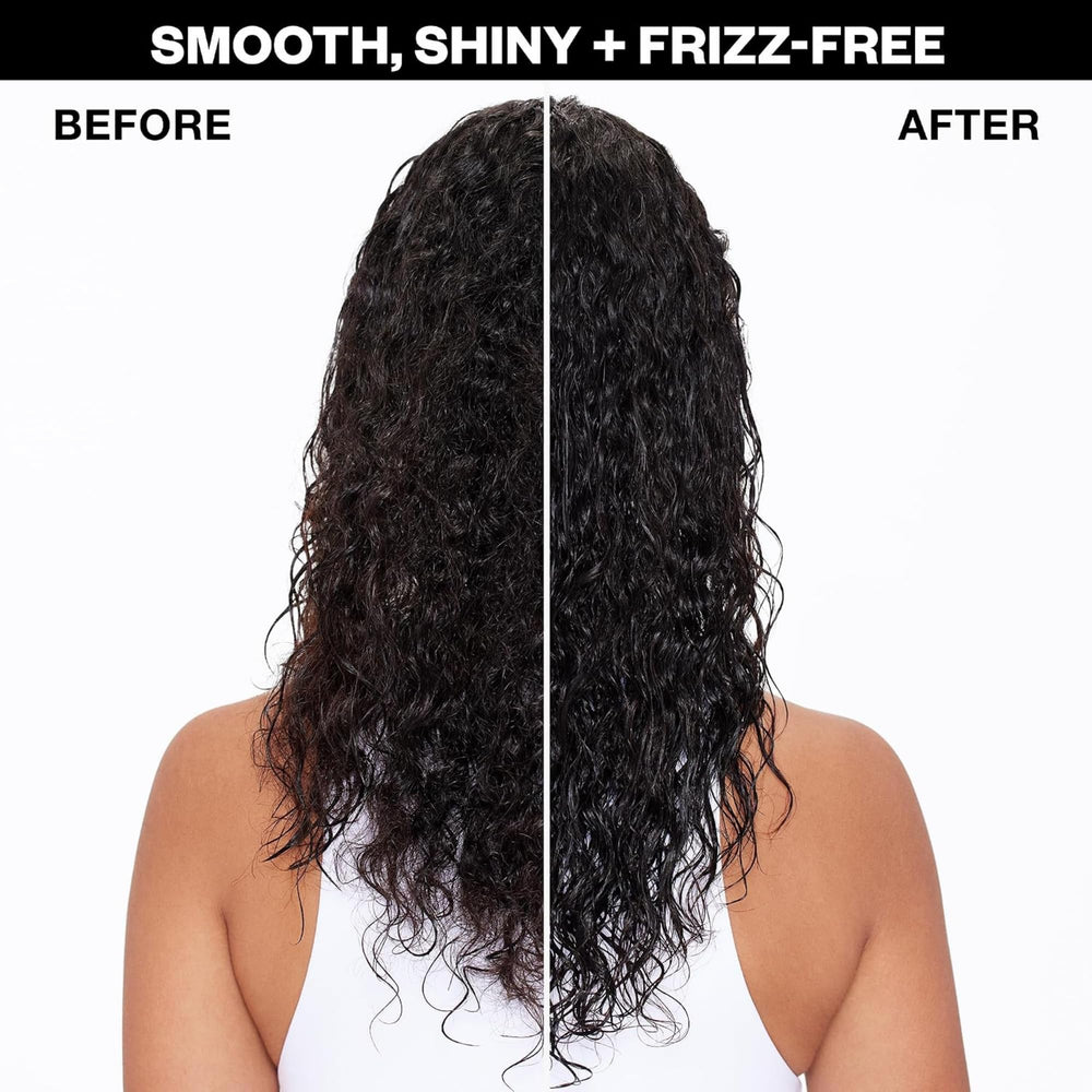 IGK used with a flat iron showing heat protection in action