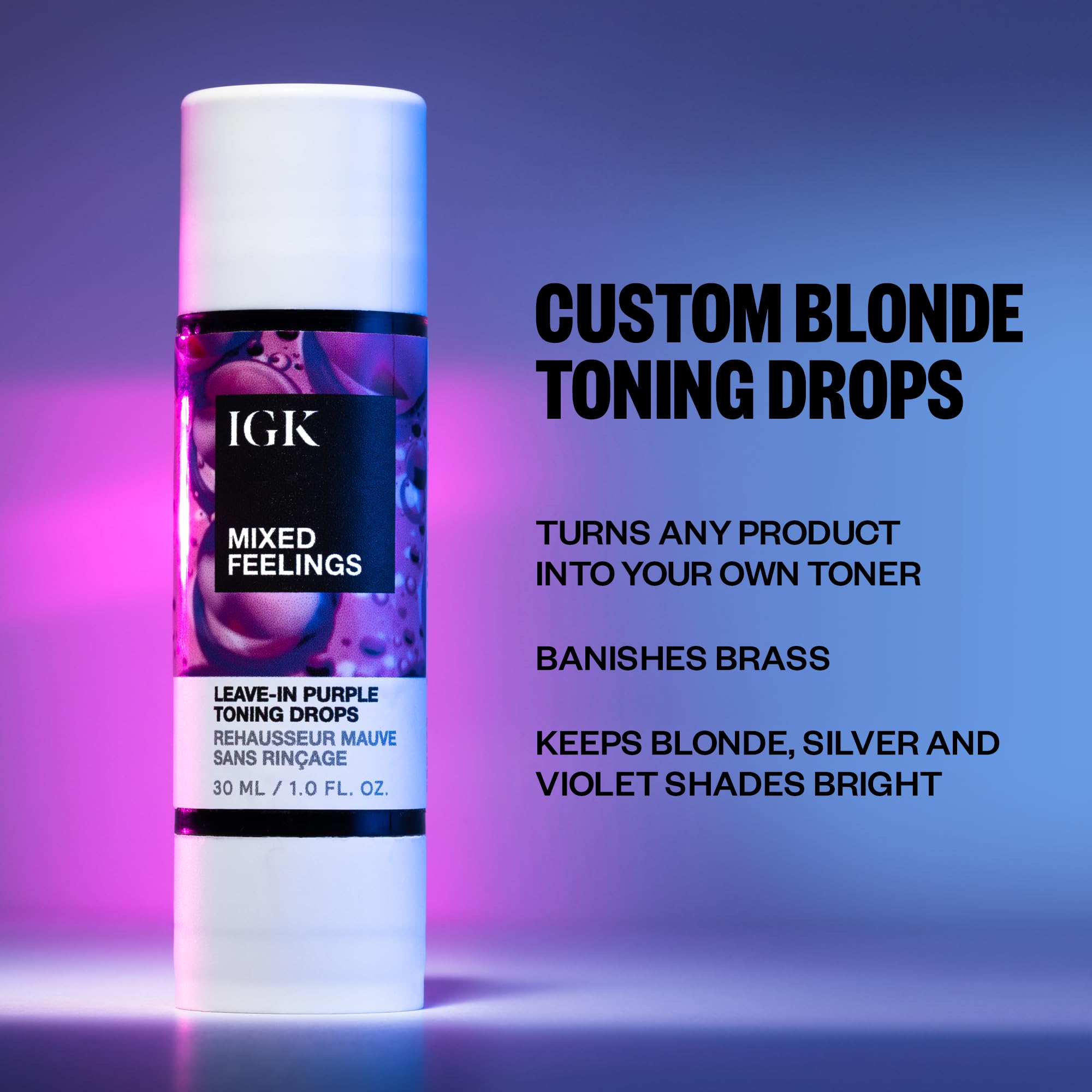 IGK close-up of bottom press button to dispense accurate pigment drops