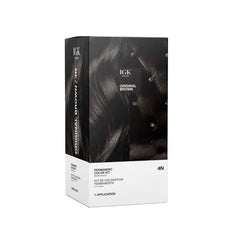 IGK box front showing Original Brown 4N and professional packaging benefit shine
