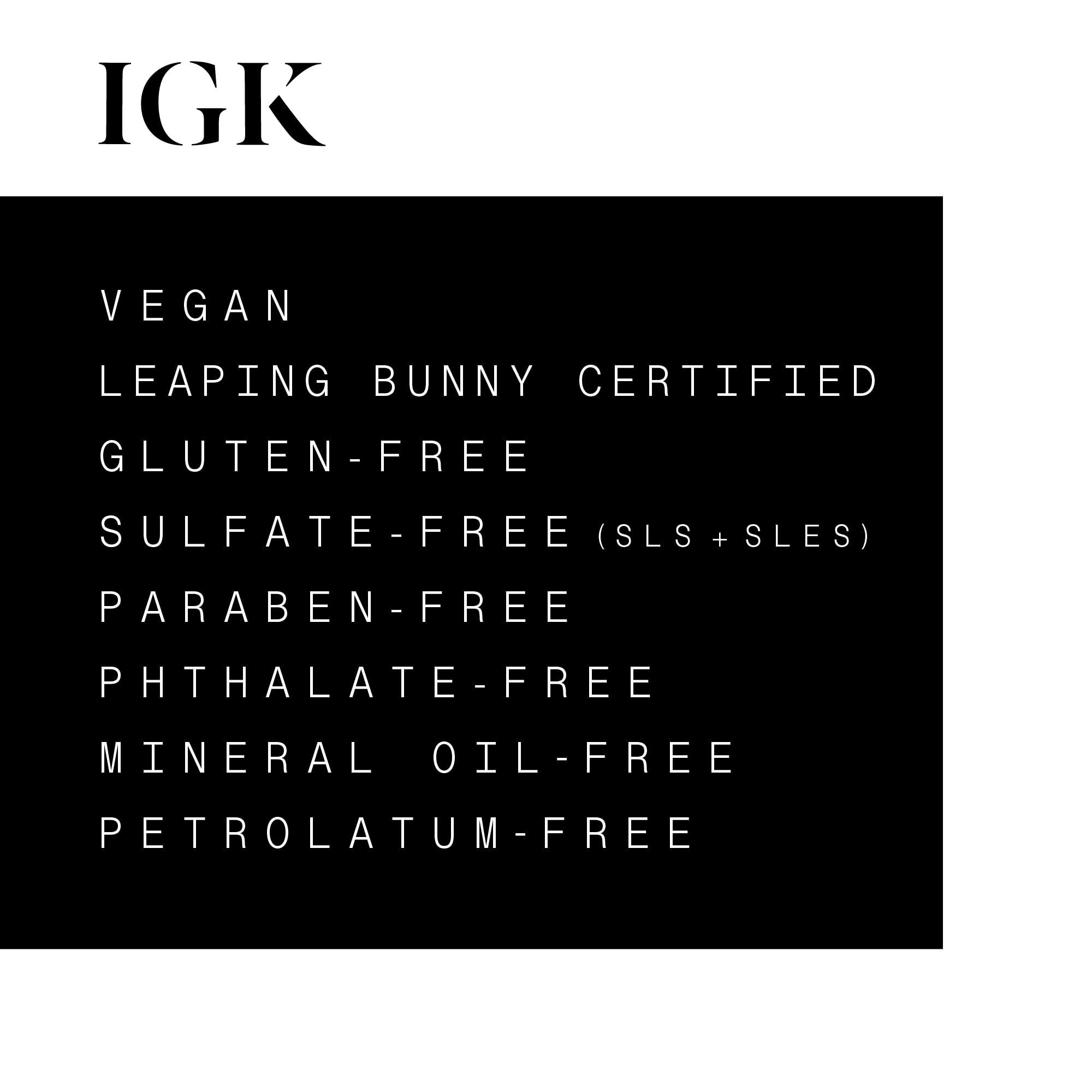 IGK taming wand used on beard and brows for tidy, natural shaping