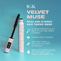 IGK close-up of XL bristle head for wide coverage and smooth finish