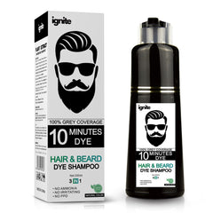 ignite front packaging showing product benefits for quick color