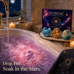 iHave bath bomb fizzing in tub creating colorful swirls and relaxation