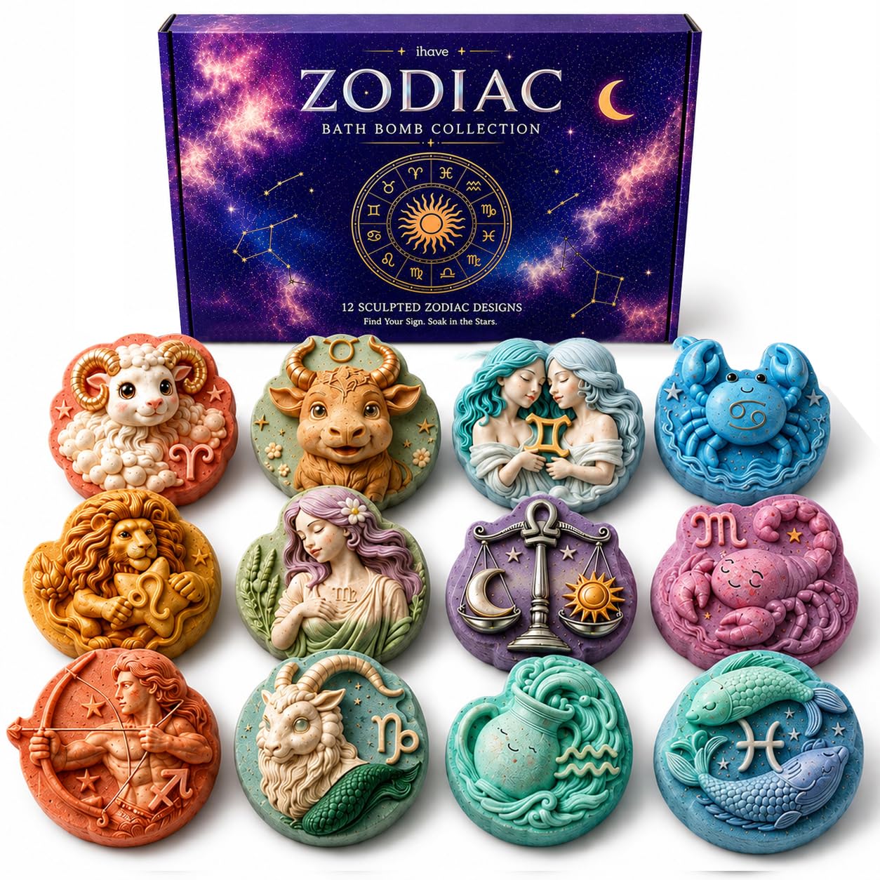 iHave gift box front view showing zodiac designs and gifting appeal
