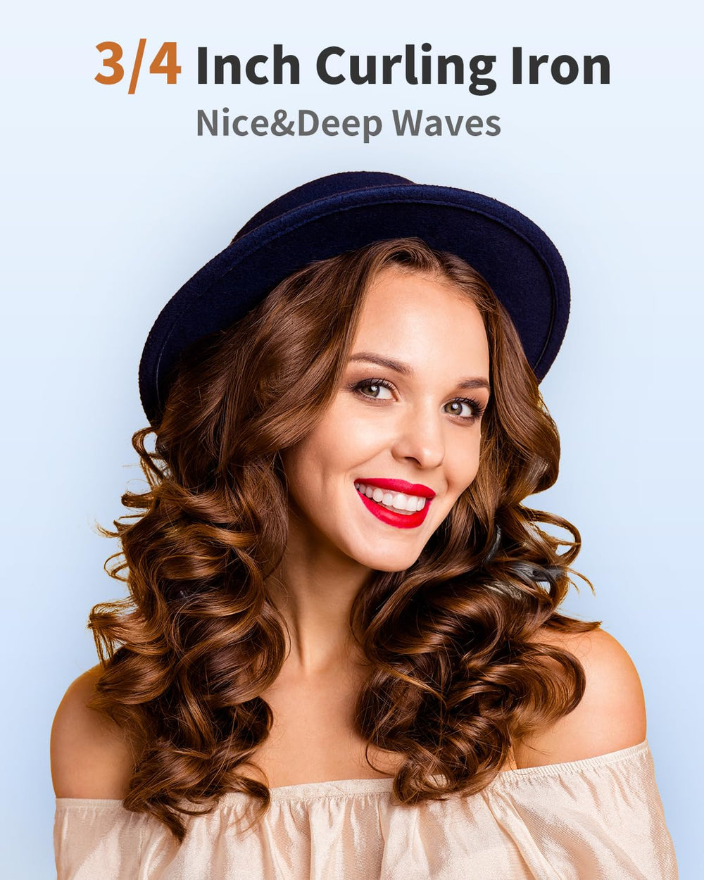 IKV tourmaline ceramic barrel close-up reducing frizz and improving shine