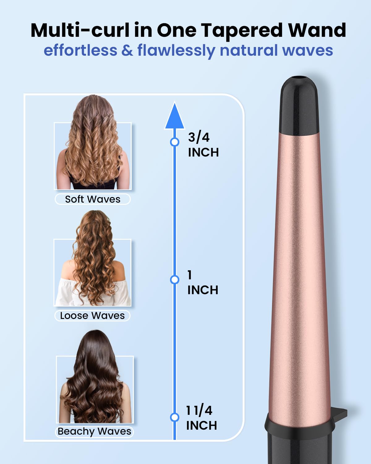 IKV wand held in hand to show scale and lightweight design for easy styling