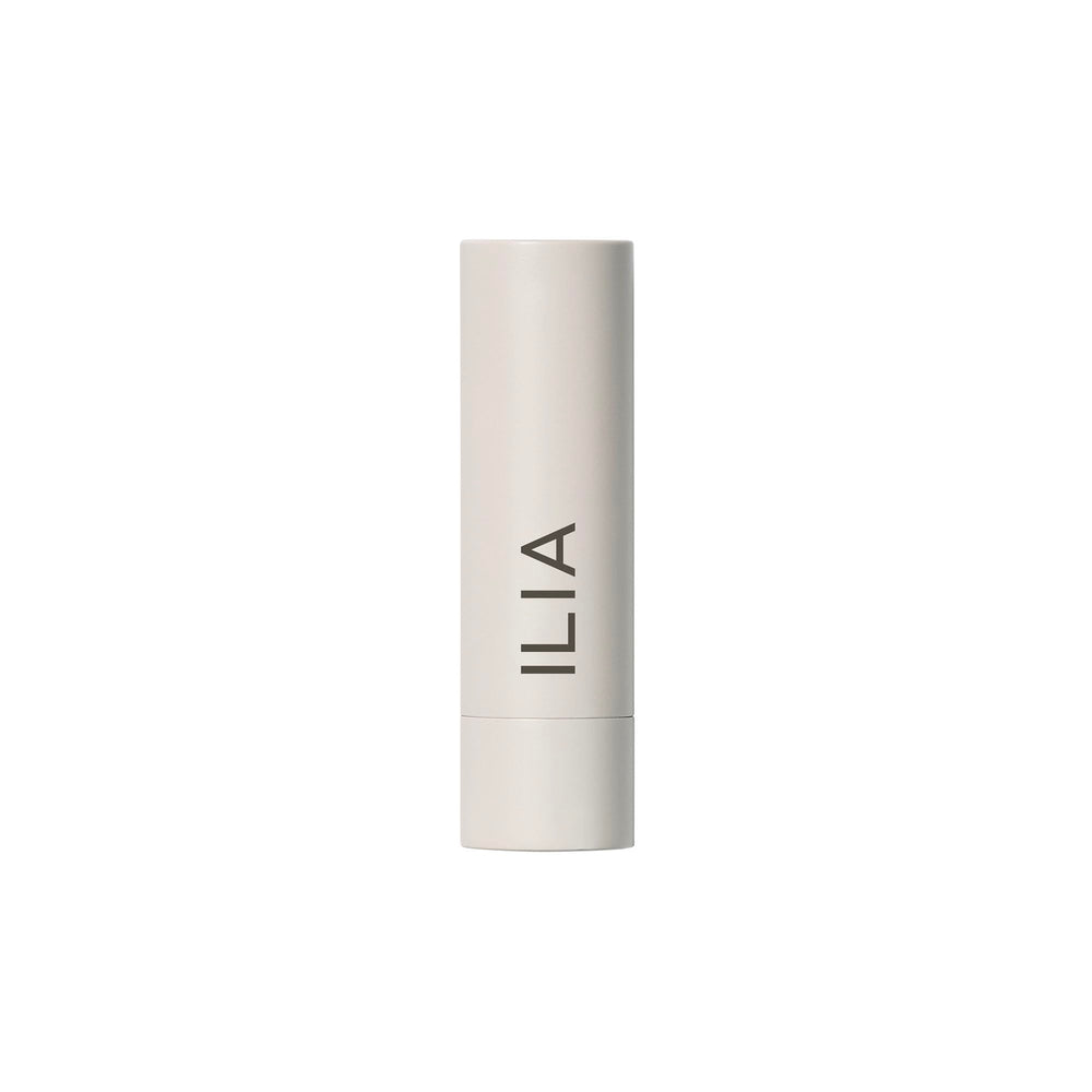 ILIA closed Balmy Tint tube showing label and secure cap for mess-free storage