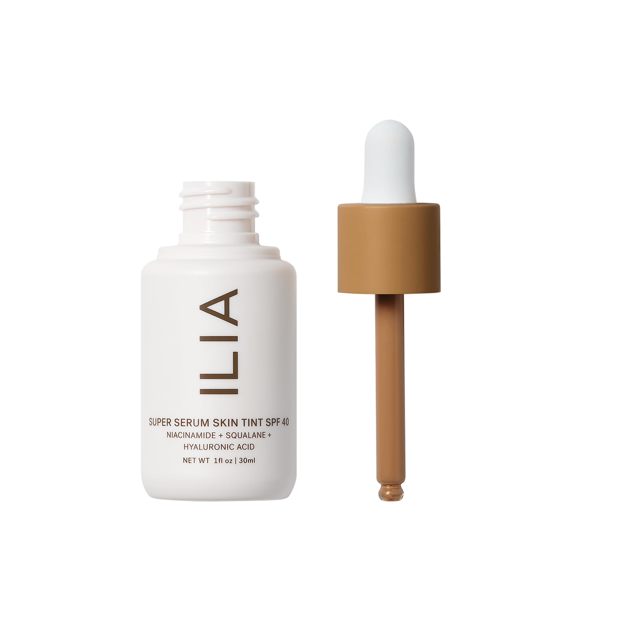 ILIA pump top close-up highlighting hygienic dispenser and control