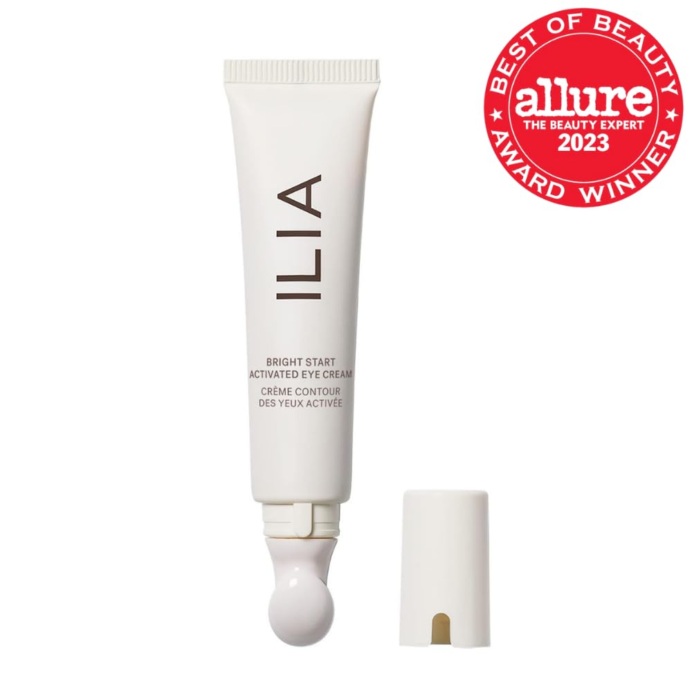 ILIA ceramic applicator close-up providing cooling massage benefit