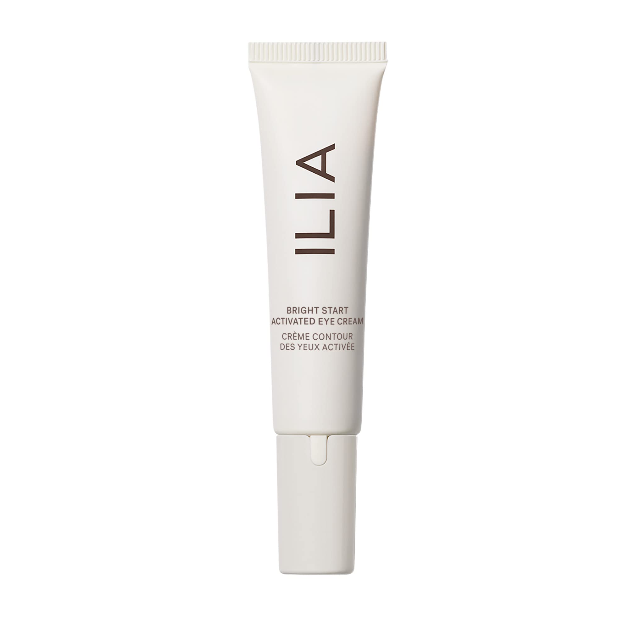 ILIA cream texture close-up showing lightweight hydrating finish