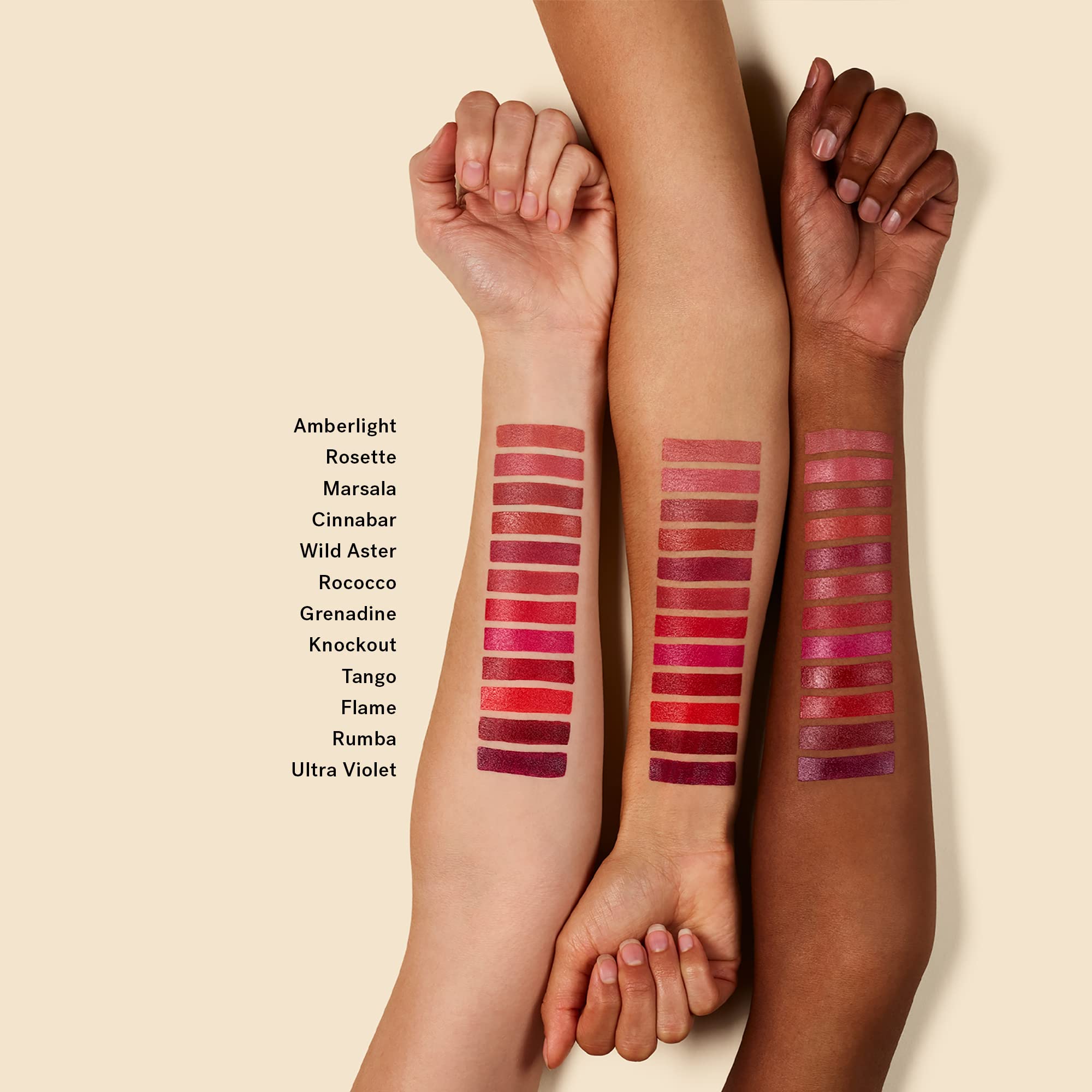 ILIA lipstick held in hand showing size and portable everyday benefit