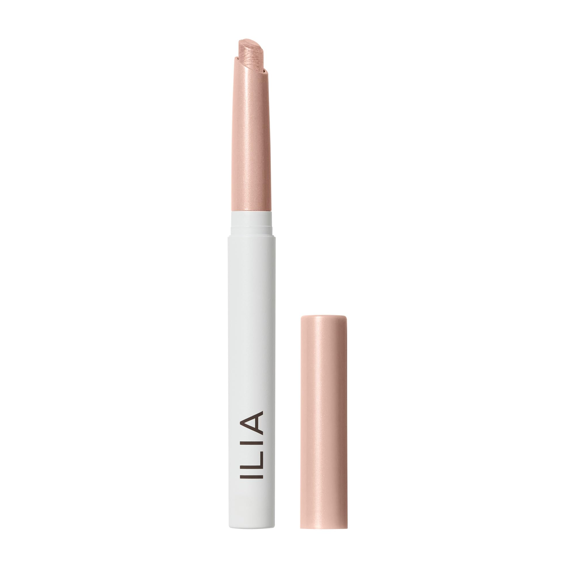 ILIA Eye Stylus front-facing tube showing Beam shimmer and benefit in one sweep