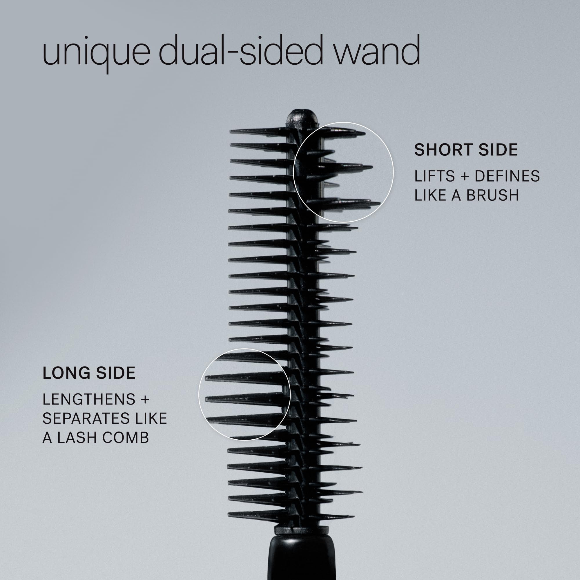 ILIA size comparison next to eyeliner showing compact travel-friendly design