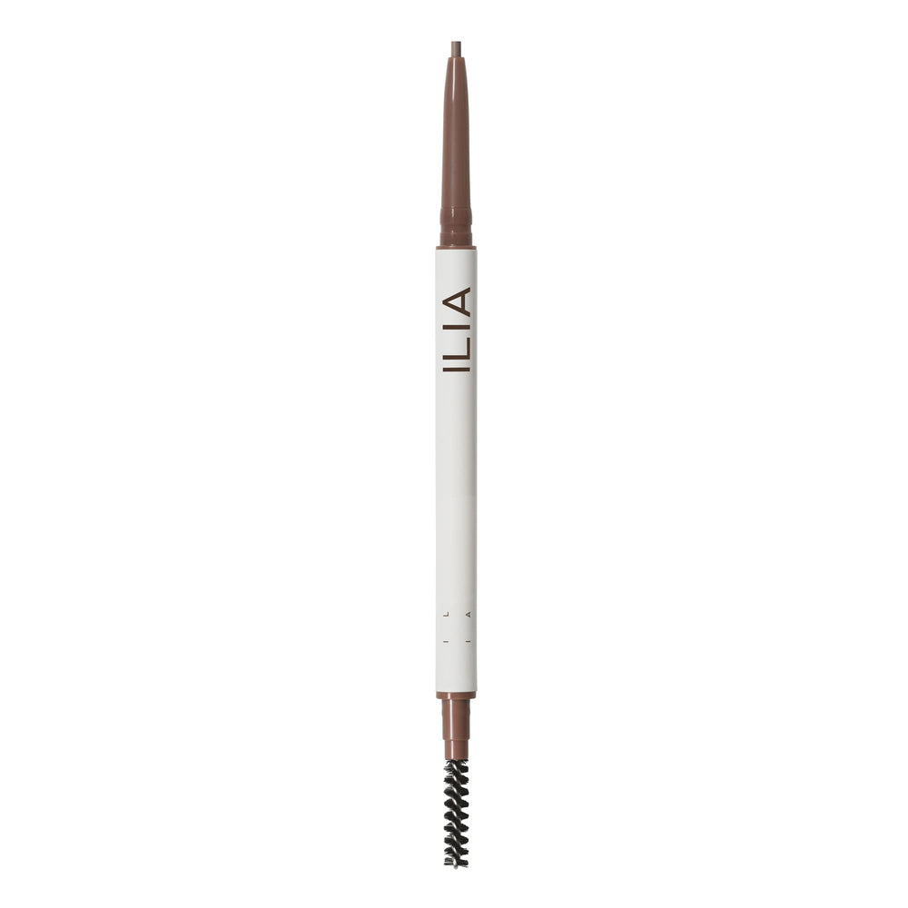 ILIA front view of brow pencil showing compact design and easy grip