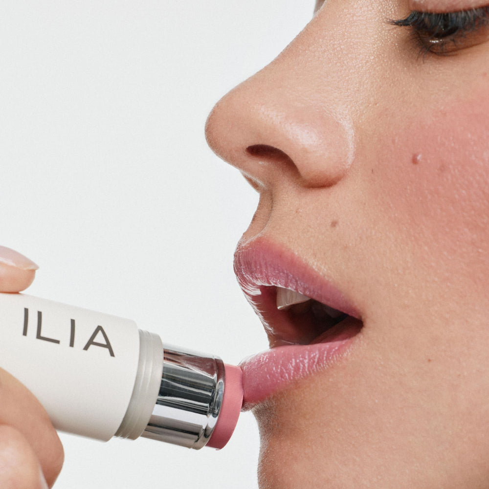 ILIA creamy texture close-up showing smooth blendability and hydration benefit