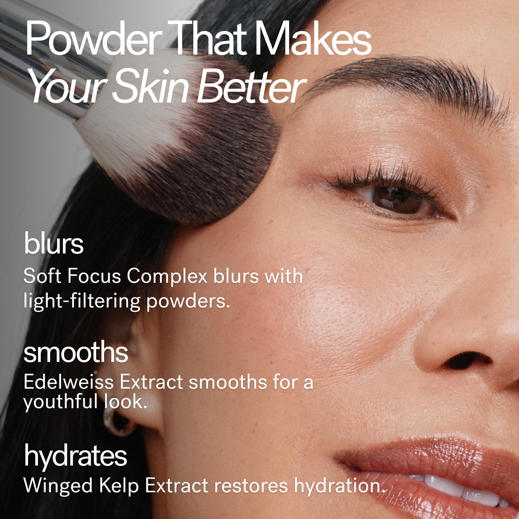 ILIA ingredients label featuring edelweiss and squalane for skin comfort benefit