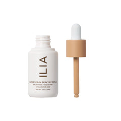 ILIA pump dispensing tint illustrating controlled application and hygienic use benefit