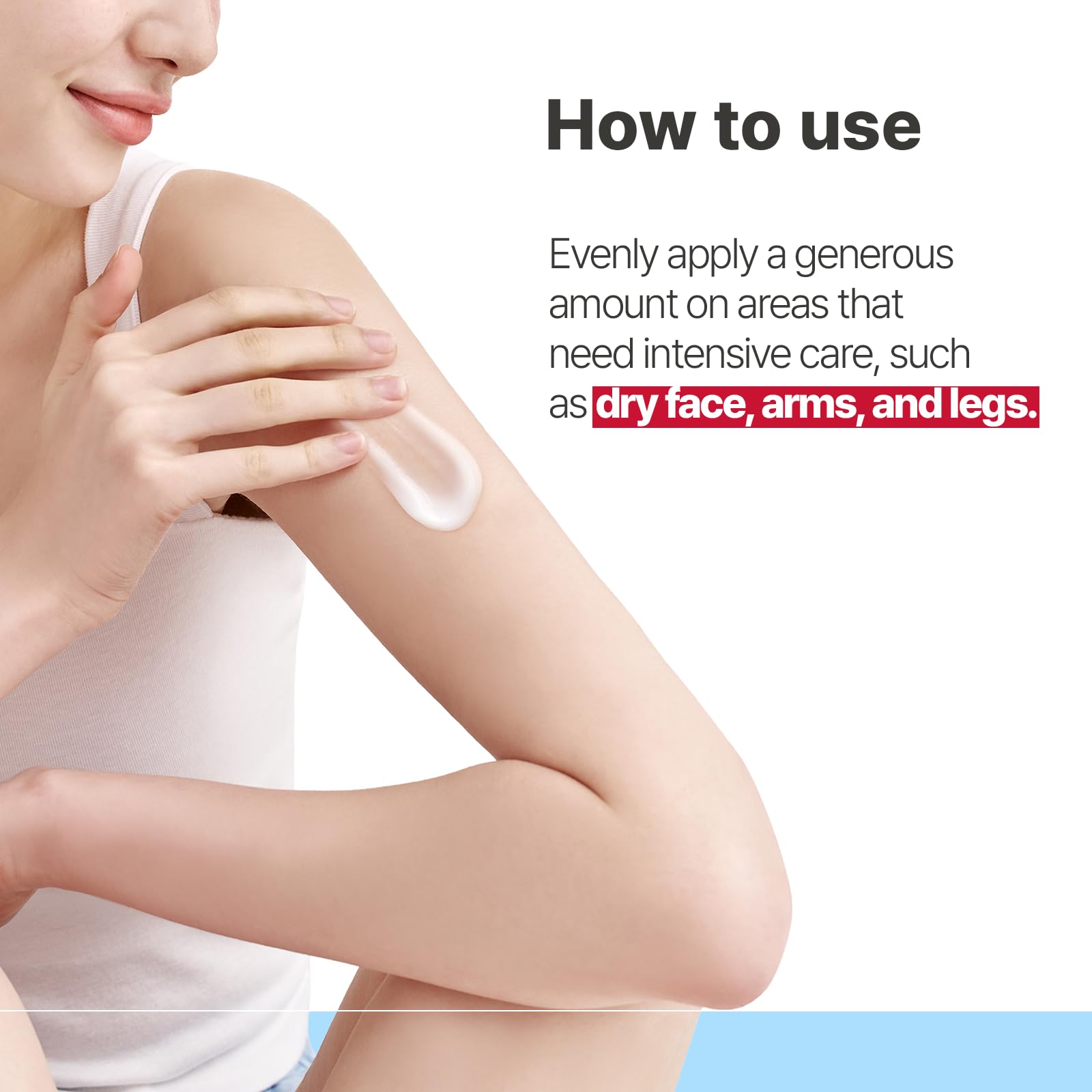 Baby receiving Illiyoon Ceramide Ato lotion showing gentle care for infants