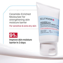 Illiyoon size comparison with hands to show jar scale and easy home storage