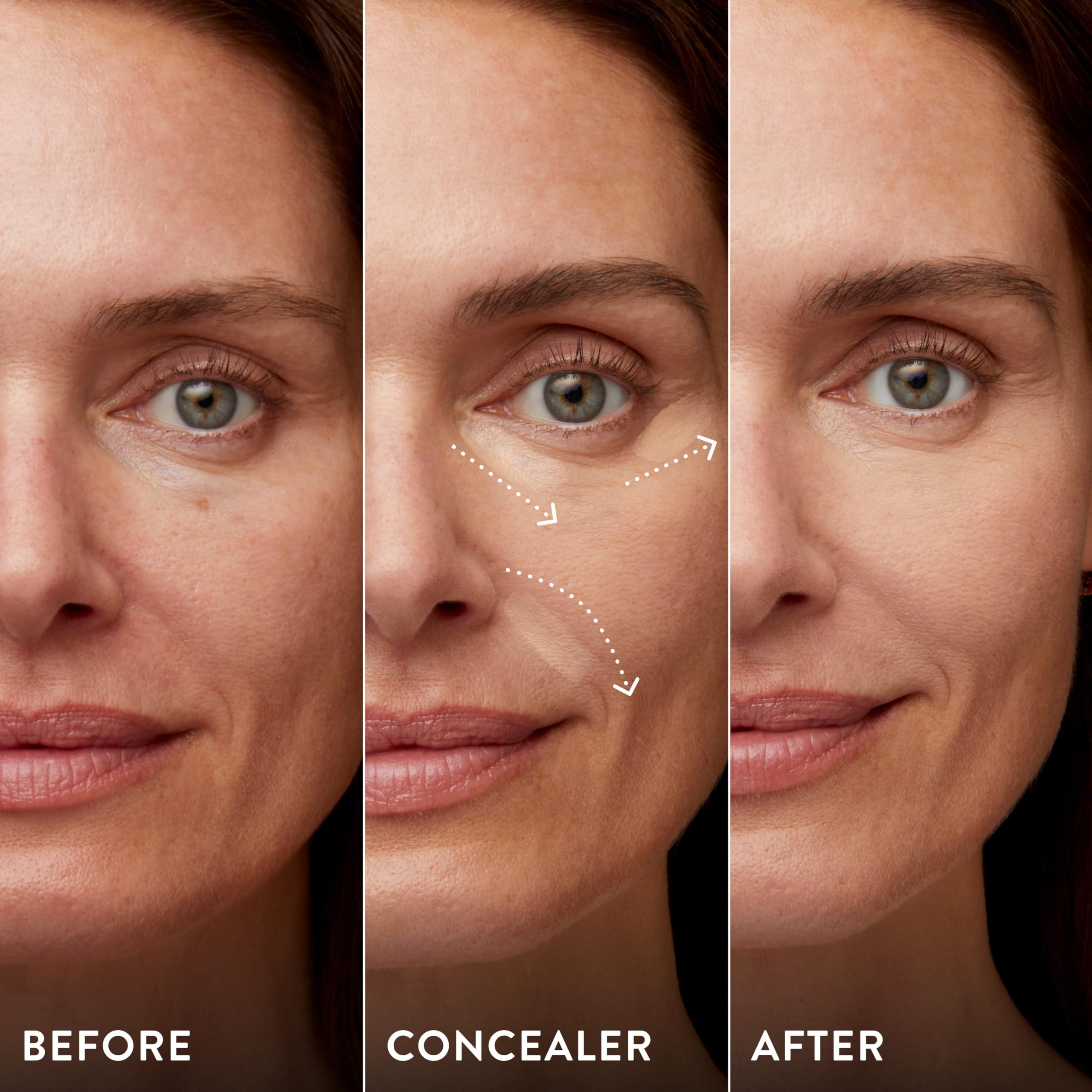 LAURA GELLER NEW YORK Ideal Fix Eye Concealer for Mature Skin - Golden, Hydrating Buildable Coverage