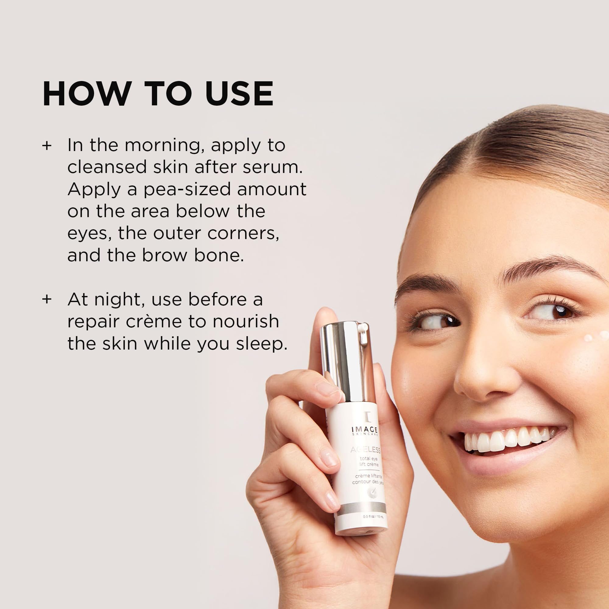 IMAGE Skincare AGELESS on bathroom vanity among skincare products suggesting daily routine