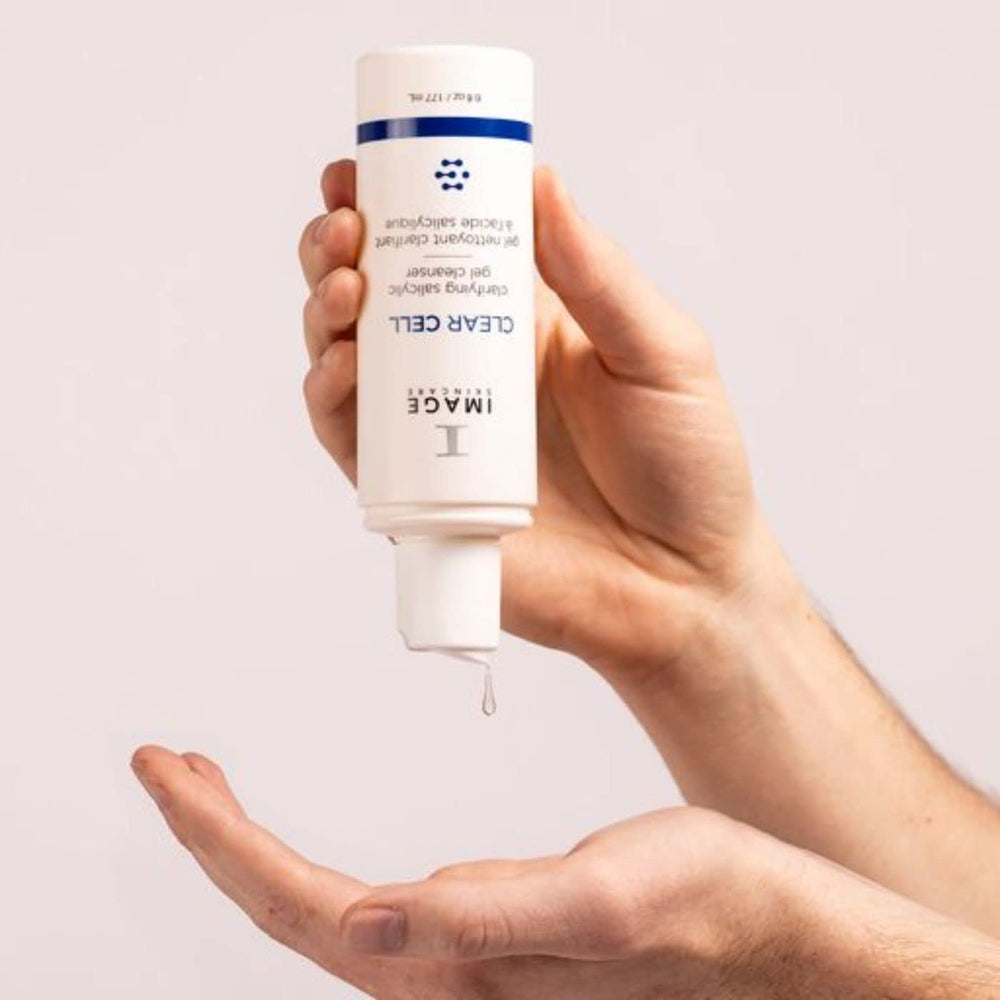 IMAGE Skincare with botanical ingredients showing natural extracts and calming benefits