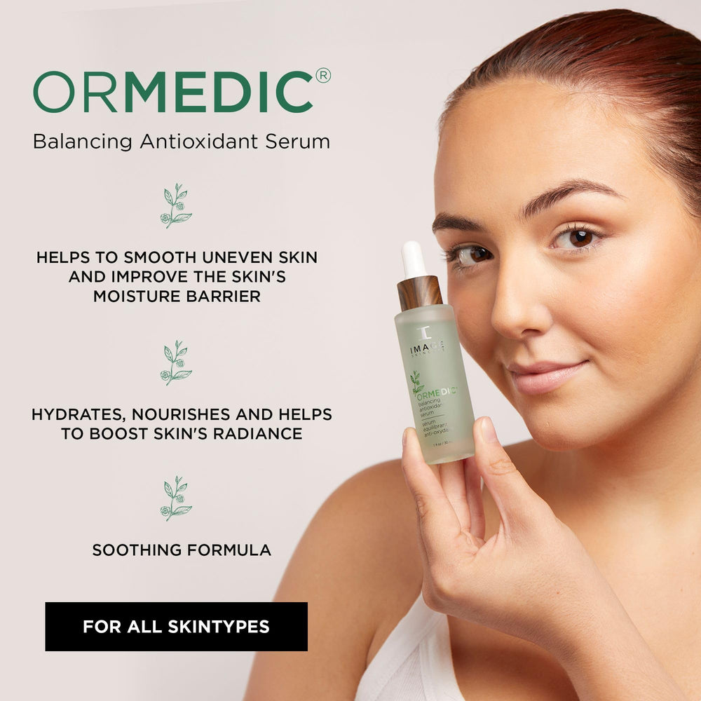 IMAGE Skincare pump and dropper detail highlighting precise application and ease