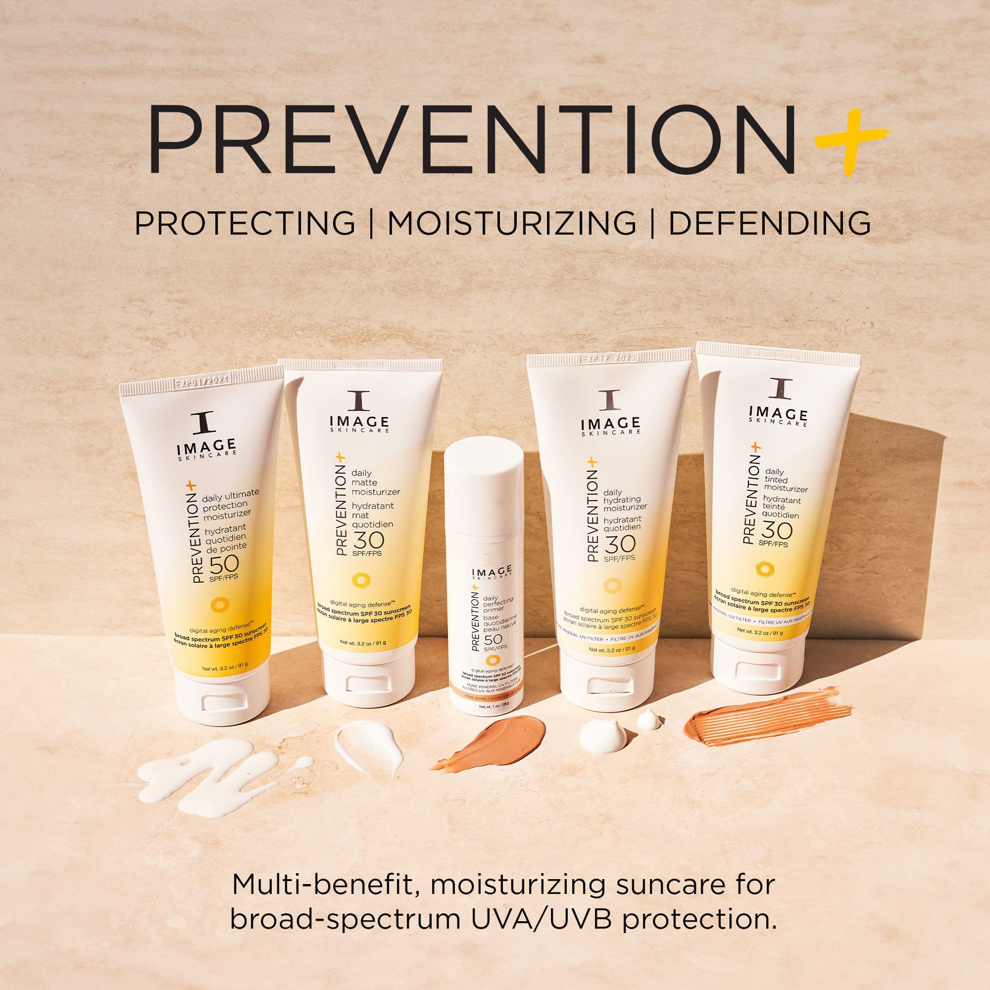 IMAGE Skincare used outdoors on skin to show high sun protection during activities