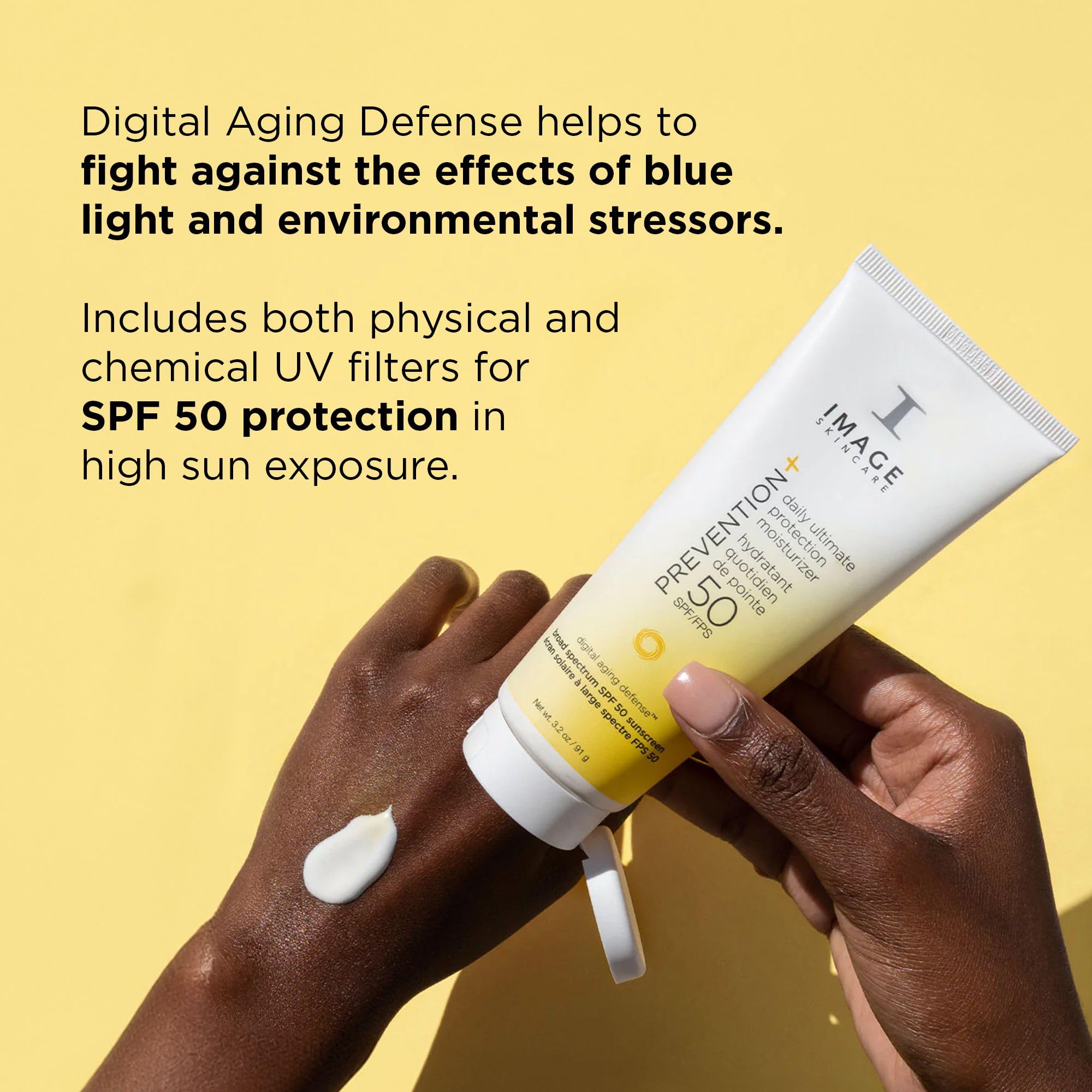 IMAGE Skincare moisturizer layered over serum for morning routine glow