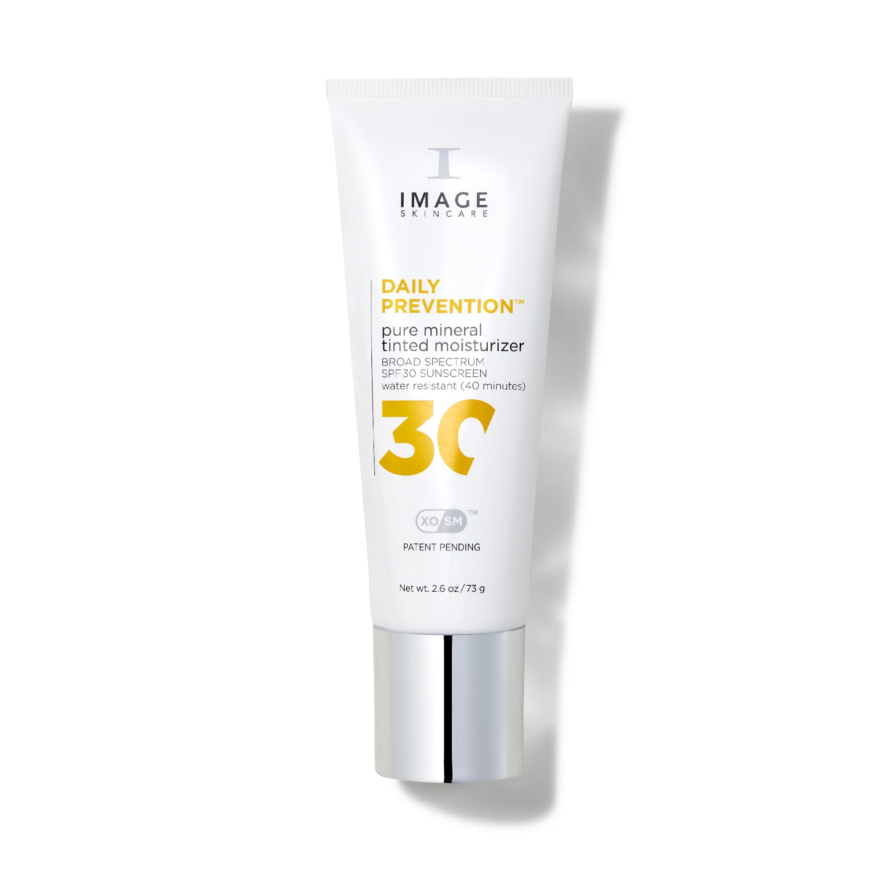 IMAGE Skincare front packaging showing SPF 30 and tinted moisturizer benefit