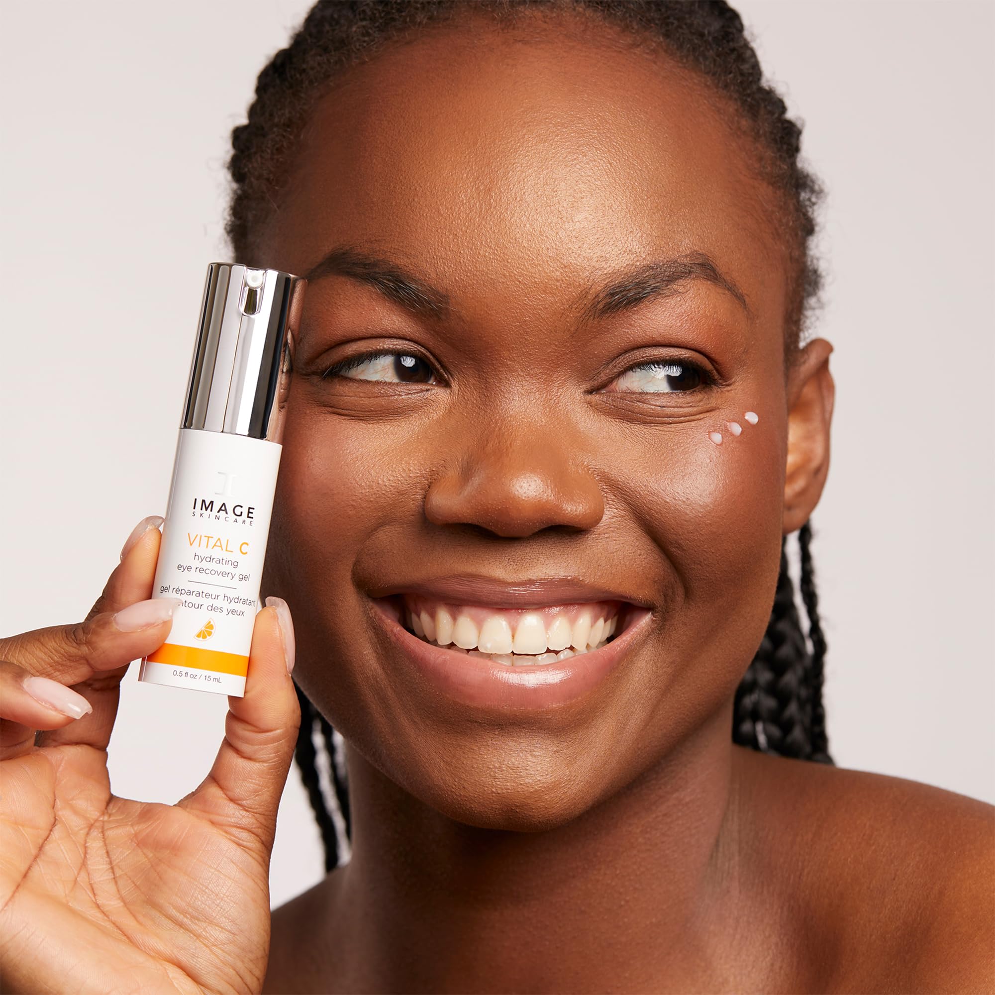 IMAGE Skincare pump dispensed gel detail demonstrating easy, mess-free application