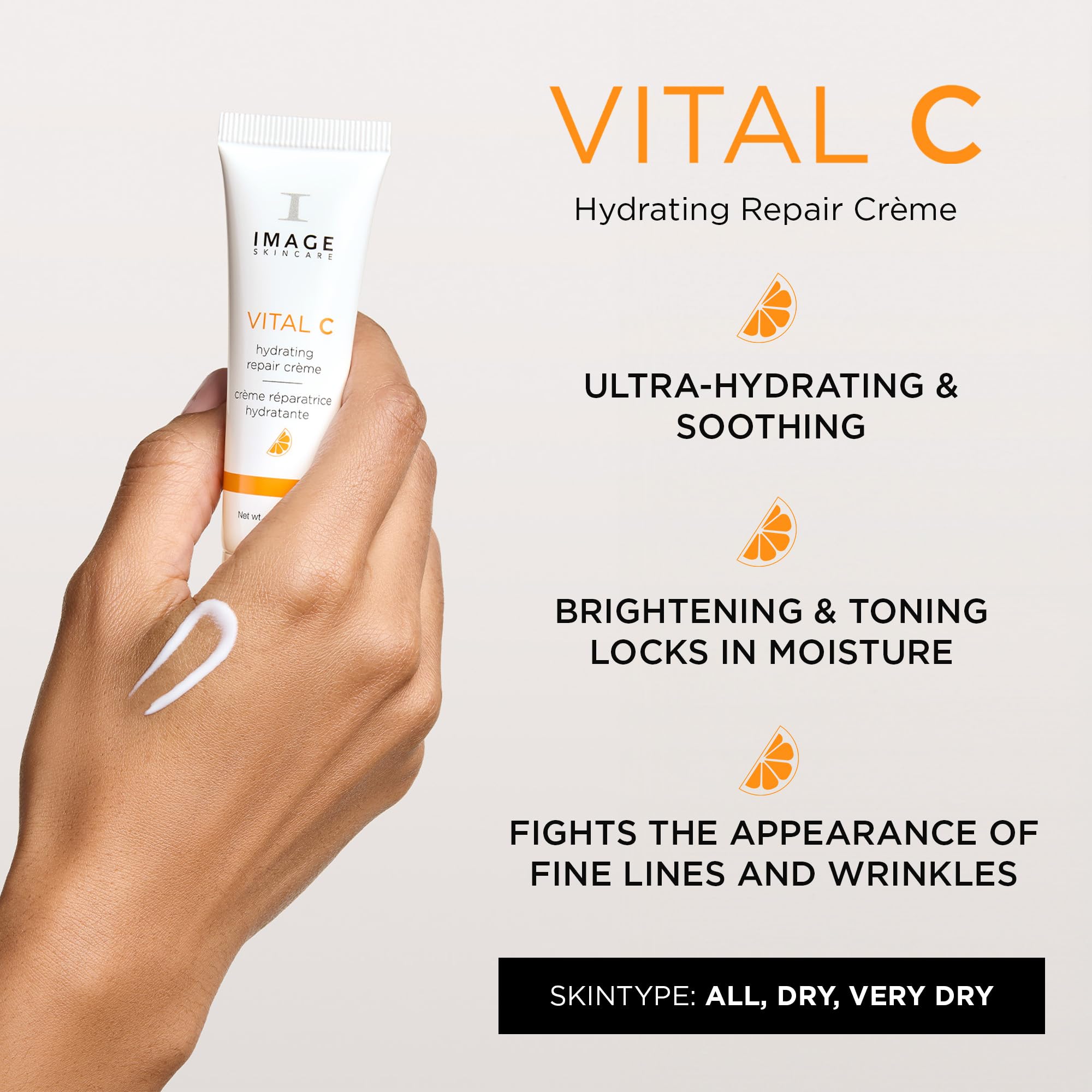 IMAGE Skincare close-up of cream texture with visible hydration