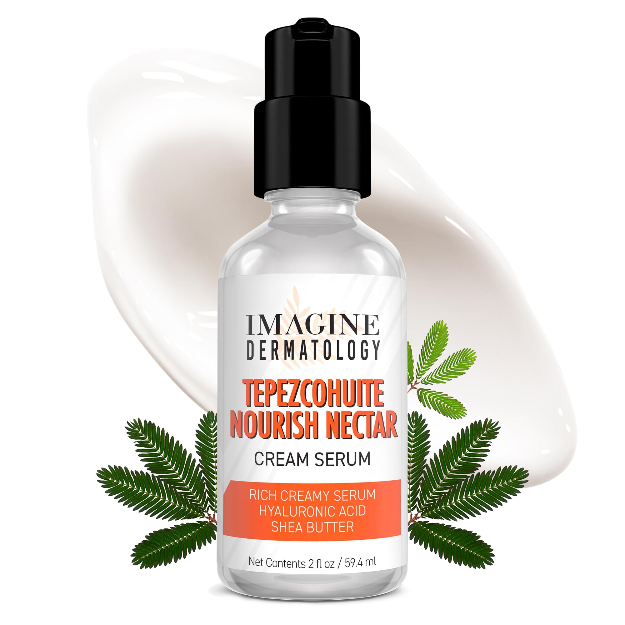 Imagine Dermatology product front packaging showing bottle and label, clear branding benefit
