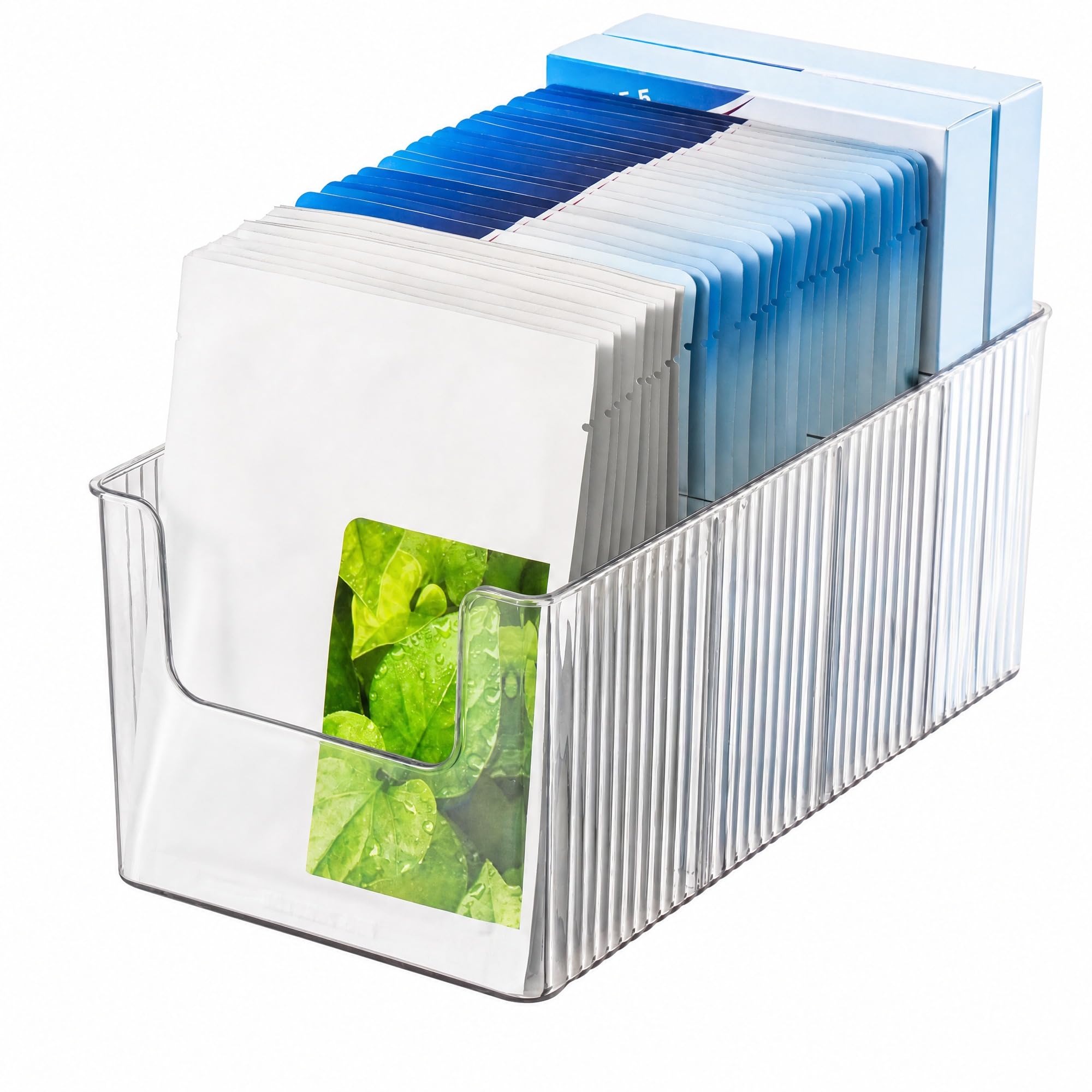 Imakmasion front view on vanity shows tidy storage and quick access