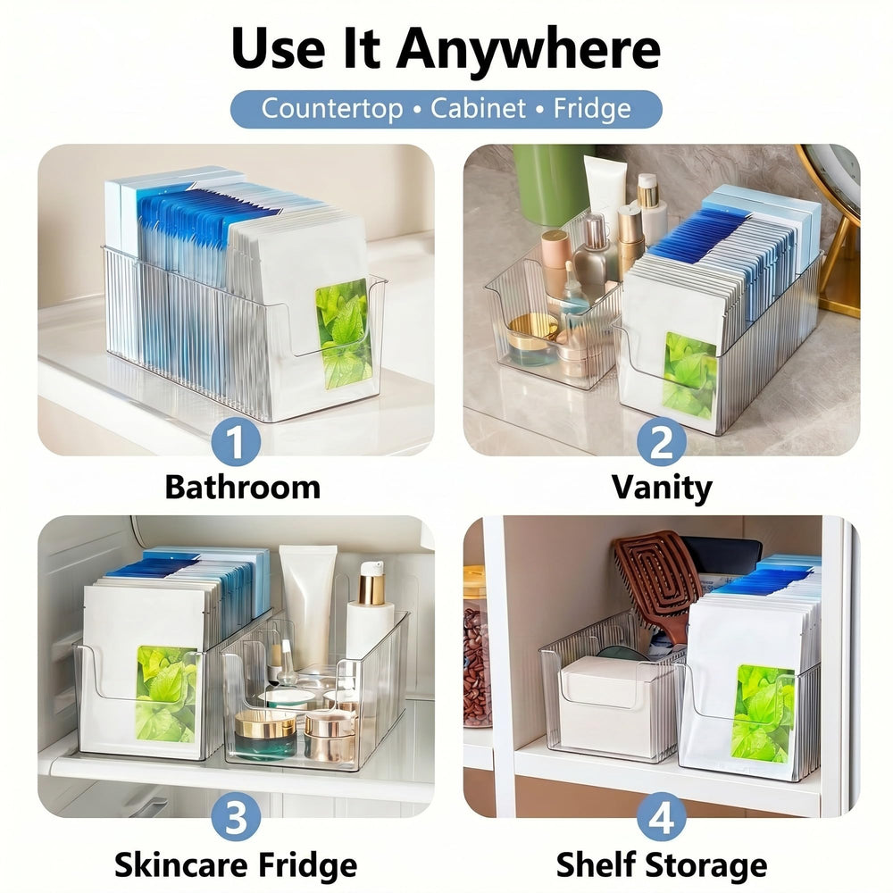 Imakmasion in bathroom lifestyle setting keeps counters clutter-free