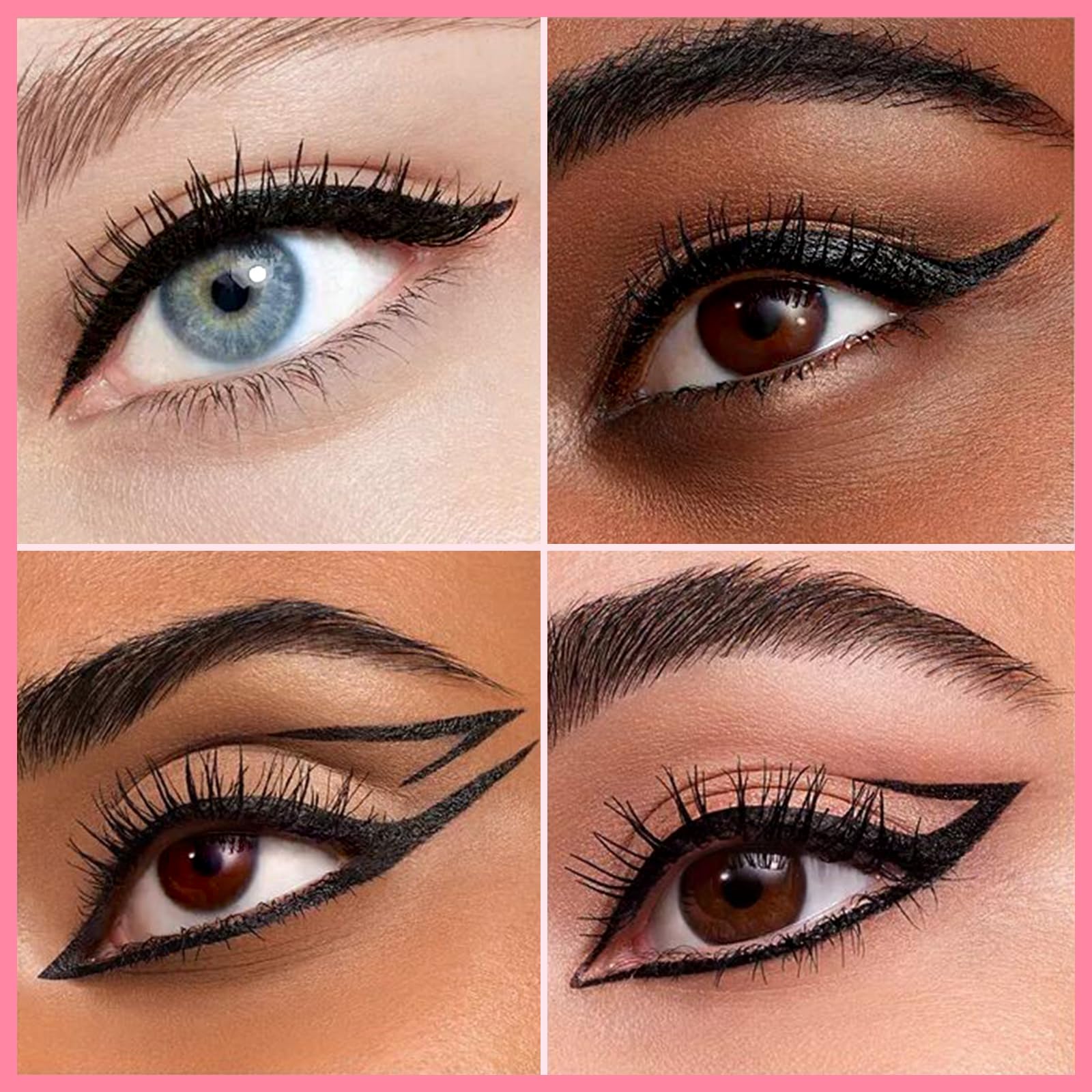 iMethod applied on eye model illustrating smooth glide and defined wing