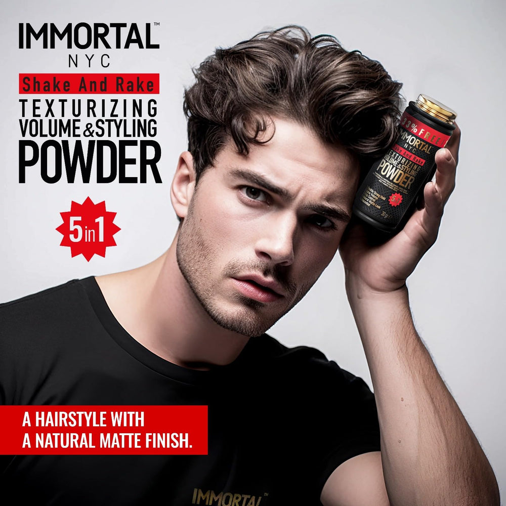 Immortal NYC placed on bathroom shelf showing everyday lifestyle use