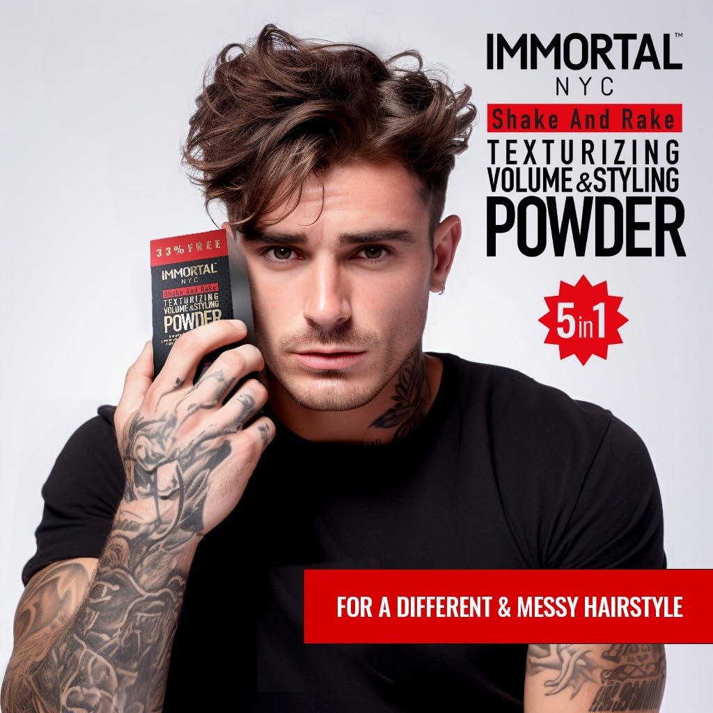 Immortal NYC open jar close-up showing powder texture and consistency