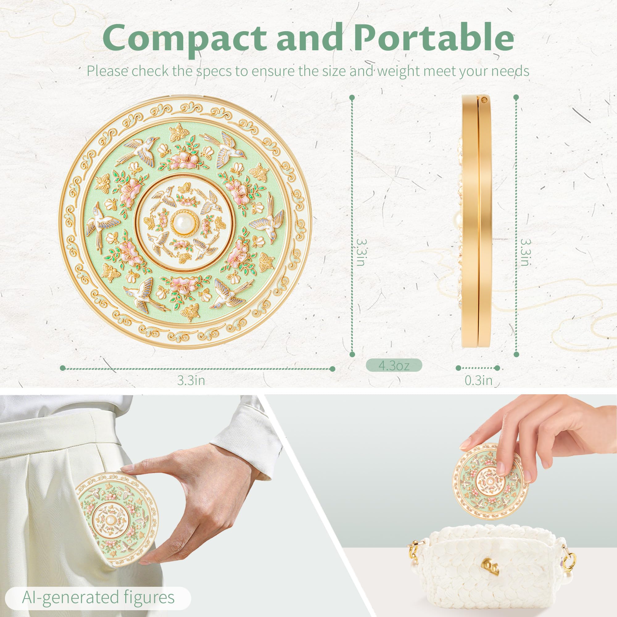 Imperblooms open at 180 degrees demonstrating adjustable hands-free angle advantage