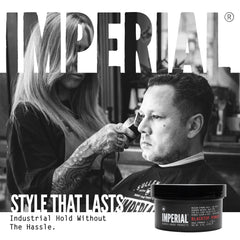 Imperial Barber Grade Blacktop in palm demonstrating easy application benefit