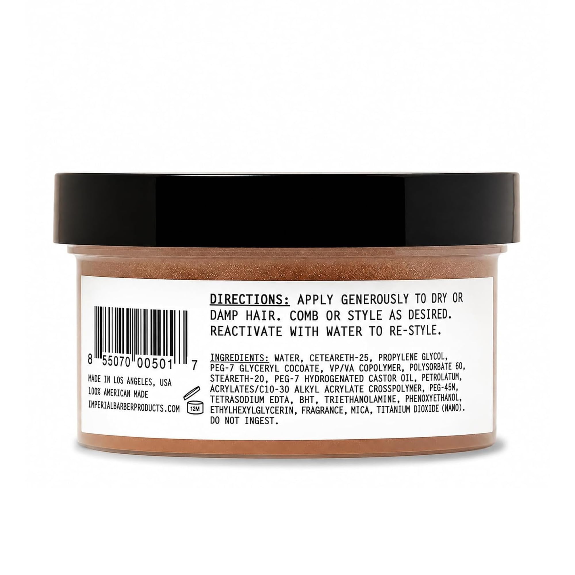 Imperial Barber Grade Fiber Pomade close-up texture highlighting fibers for defined separation