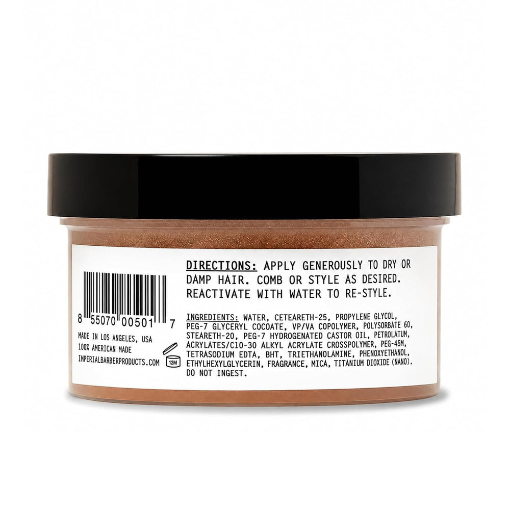 Imperial Barber Grade Fiber Pomade close-up texture highlighting fibers for defined separation