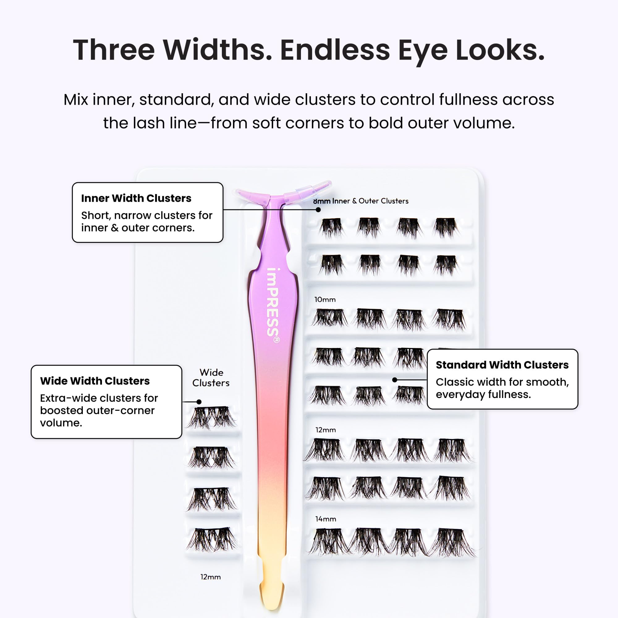 imPRESS demonstration of gentle removal preserving natural lashes